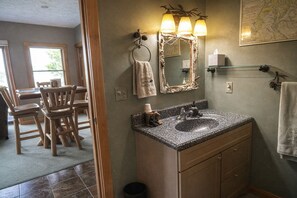 Interior - The River's Edge Hot Tub Wi-Fi Riverfront Pet Nature Relax Ski Stargaze Relax!  (Indian River)