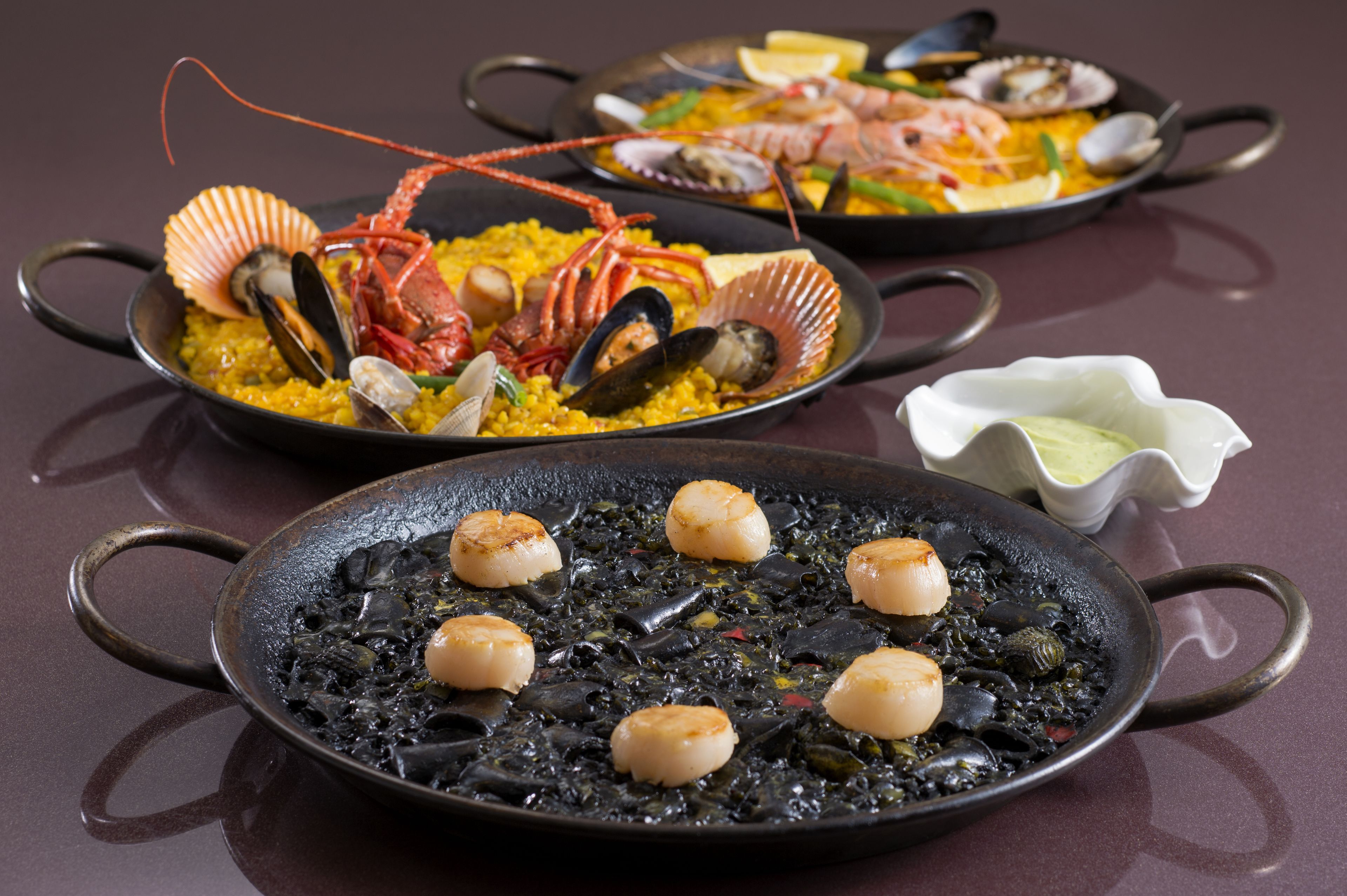 breakfast, lunch, dinner served; spanish cuisine