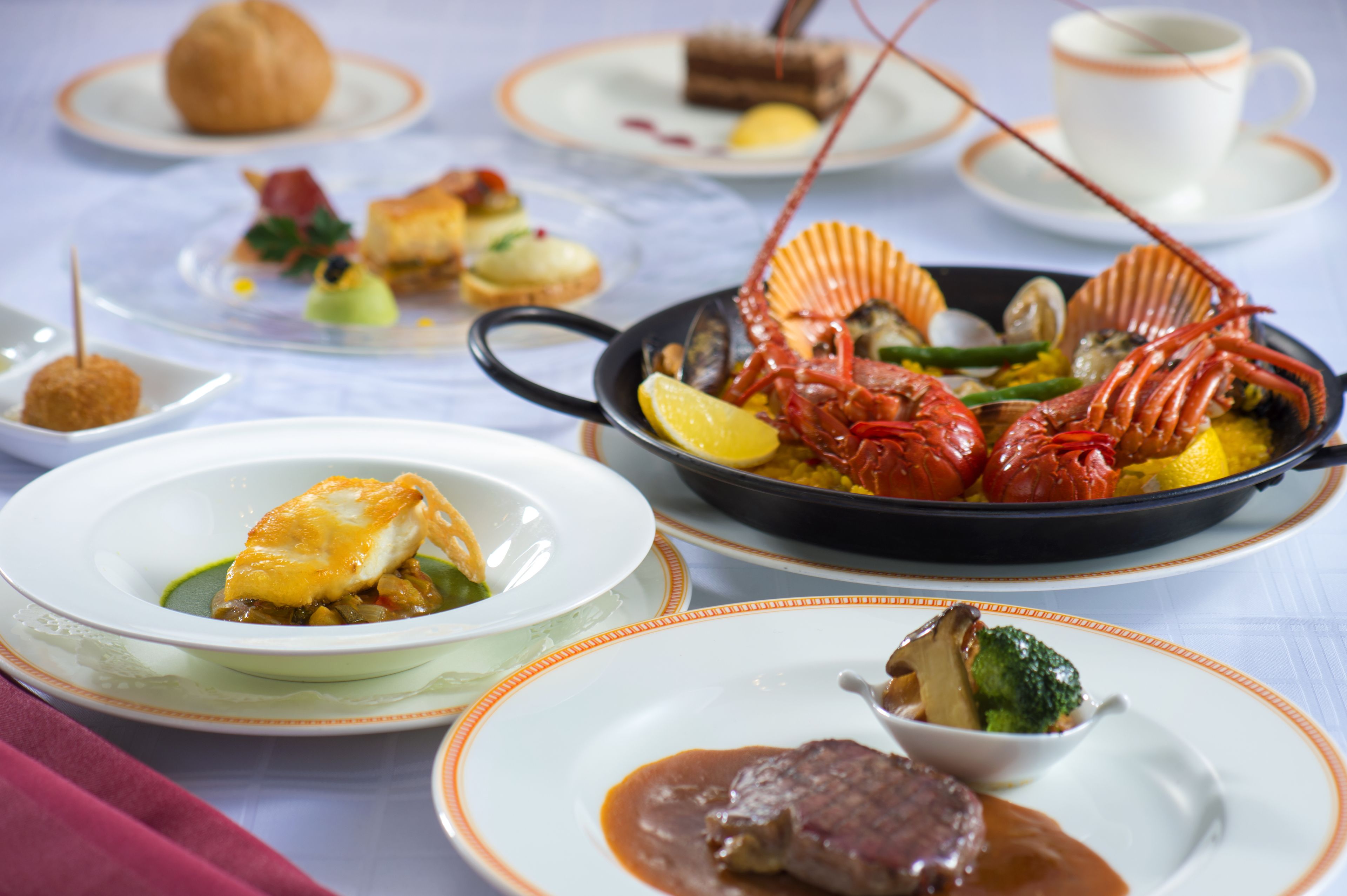 breakfast, lunch, dinner served; spanish cuisine