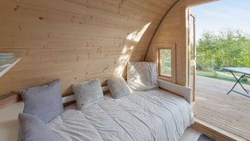 Pod finlandais | 1 chambre, literie de qualité supérieure, chambres insonorisées