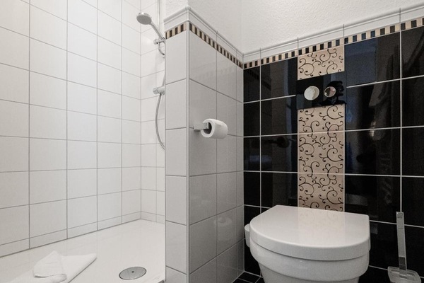 Ducha, artículos de tocador gratuitos, secador de pelo, toallas