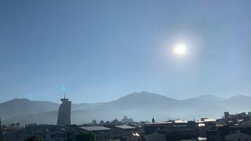 Blick von der Unterkunft