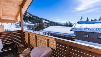 Chalet Exclusif, 2 chambres | Balcon