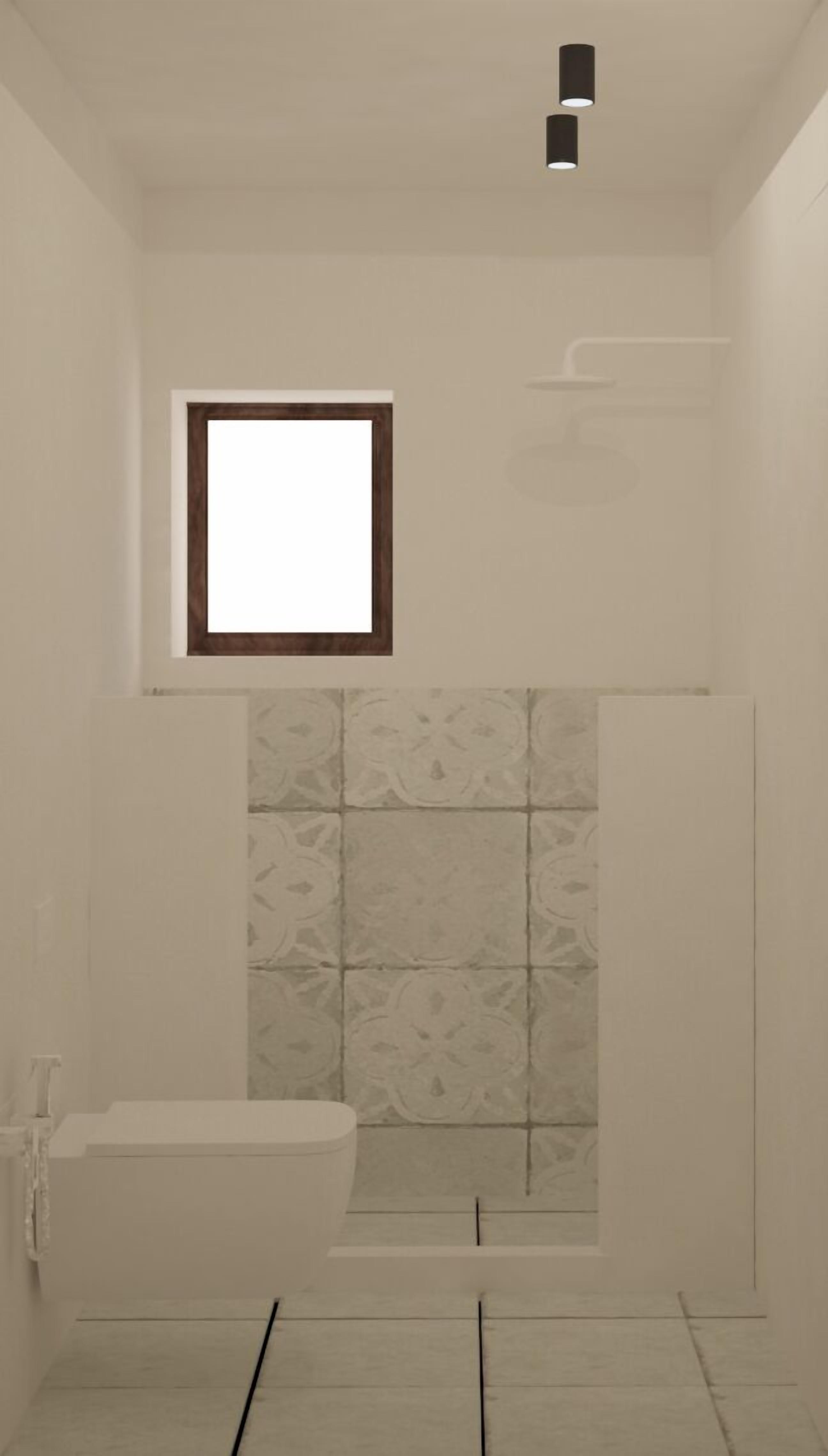Un baño con bañera, ducha y ventana.