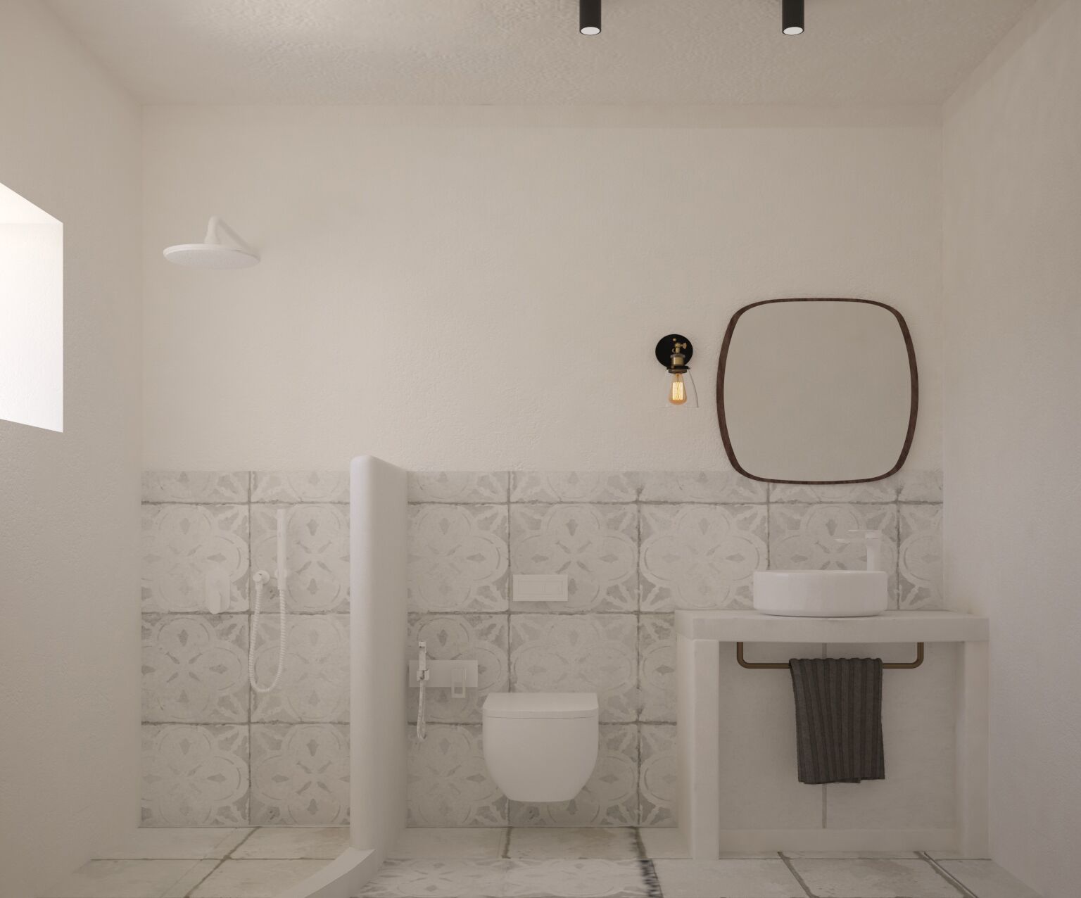 deluxe double room, hot tub, mountain view | bathroom | shower, free toiletries, hair dryer, towels