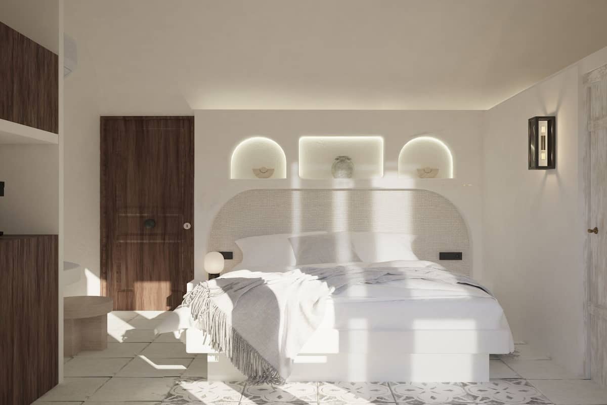 double or twin room, pool view | 1 bedroom, in-room safe, iron/ironing board, free wifi
