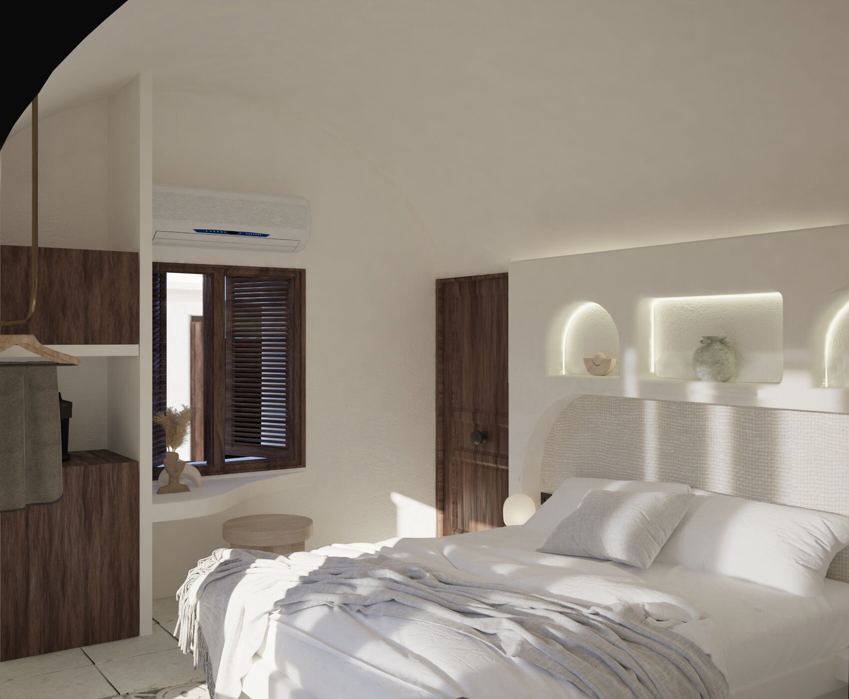 double or twin room, pool view | 1 bedroom, in-room safe, iron/ironing board, free wifi