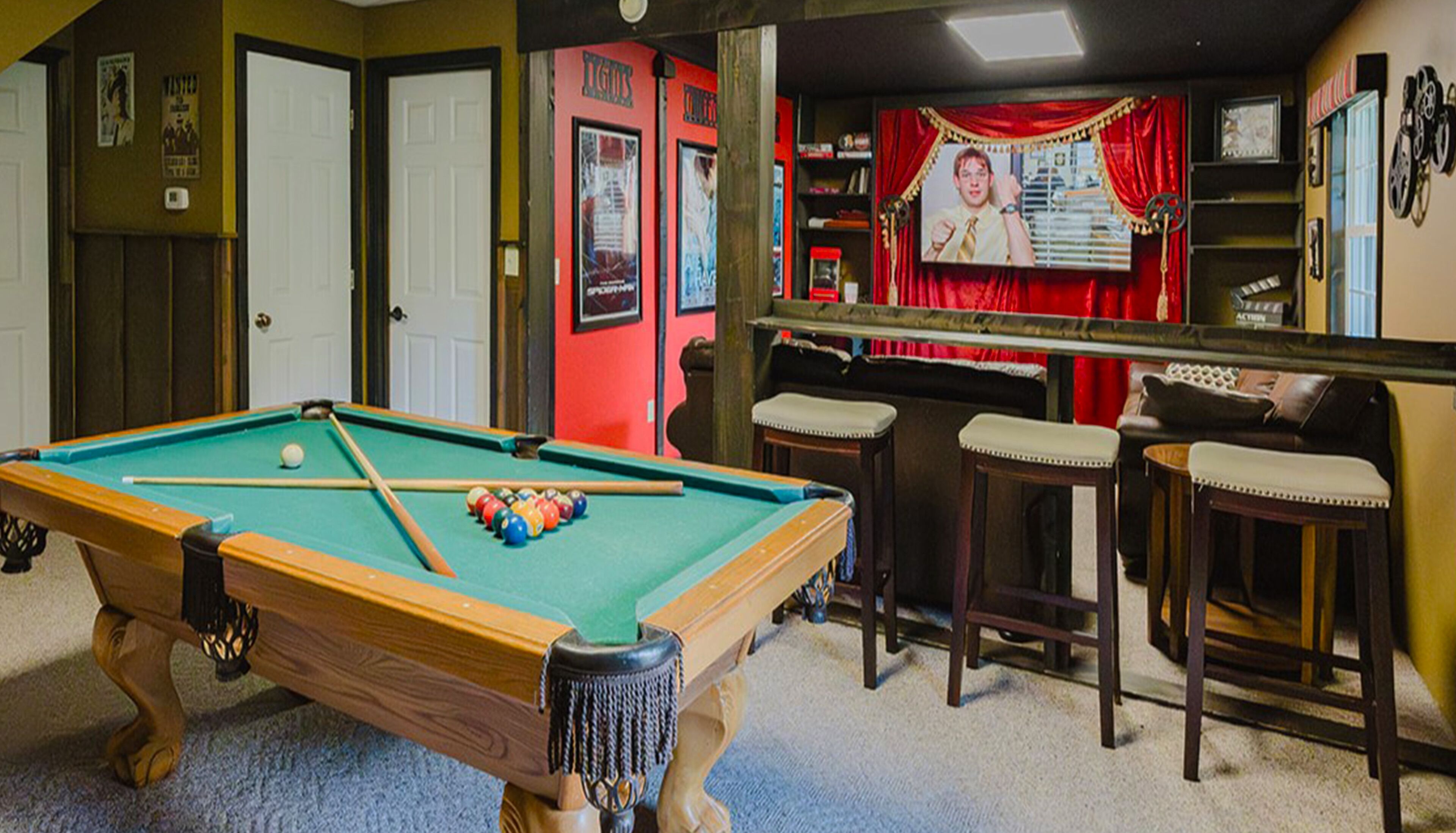 Cabin, 5 Bedrooms | Game room
