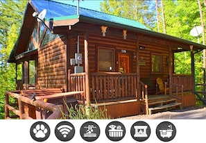 Exterior - Always Kiss Me Goodnight 1 Bedroom Cabin by RedAwning (Sevierville)