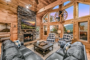 Cabane, 3 chambres | Intérieur