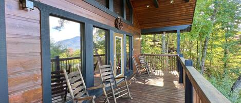 Hytte, 2 soverom | Balkong