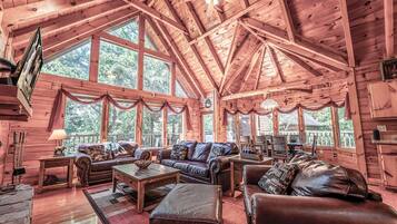 Hytte - 3 soveværelser | Opholdsområde