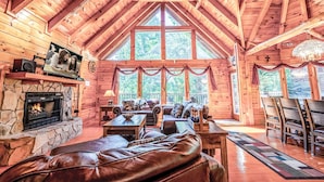 Ferienhütte, 3 Schlafzimmer | Wohnbereich
