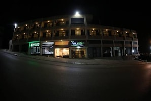 Front of property – evening/night