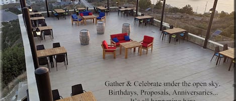 Terrasse sur le toit