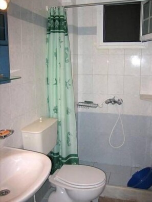 シャワー、ヘアドライヤー、タオル