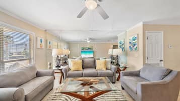 Townhome, 2 Bedrooms | Living area | DVD player