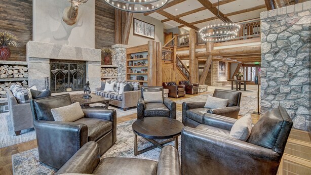 Living area - Ski In/out Lodge With Private Lifts, 2br 2ba Next To Golf 2 Bedroom Condo by RedAwning (Avon)