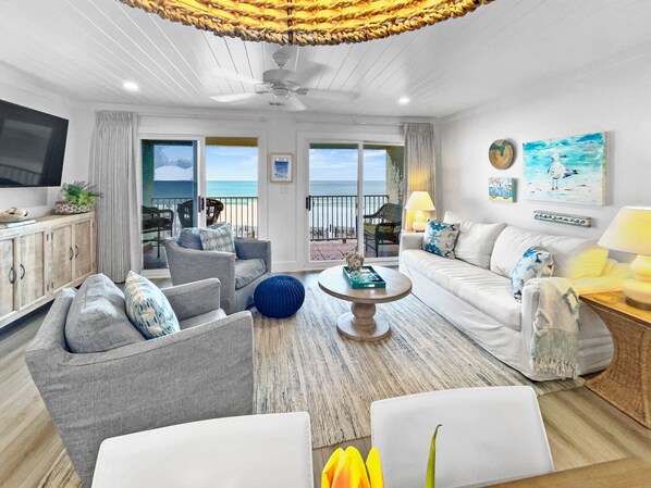 Lägenhet - 1 sovrum | Vardagsrum | Smart-tv och dvd-spelare