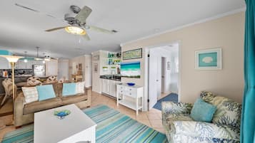 Condo, 2 Bedrooms | Living area | DVD player
