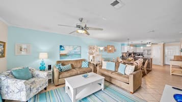 Condo, 2 Bedrooms | Living area | DVD player