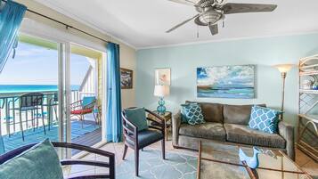 Condo, 2 Bedrooms | Living area | DVD player