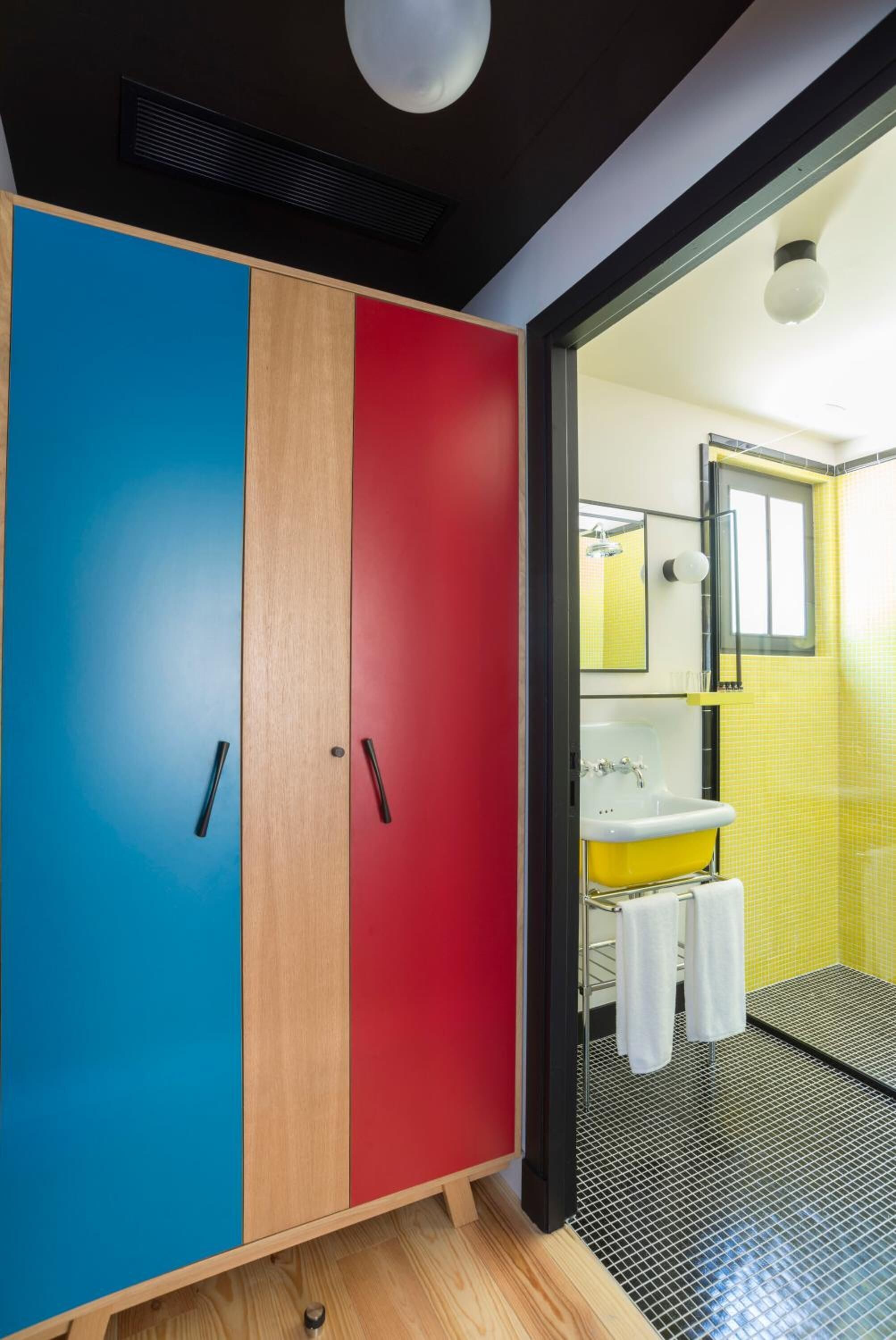 free toiletries, hair dryer, towels