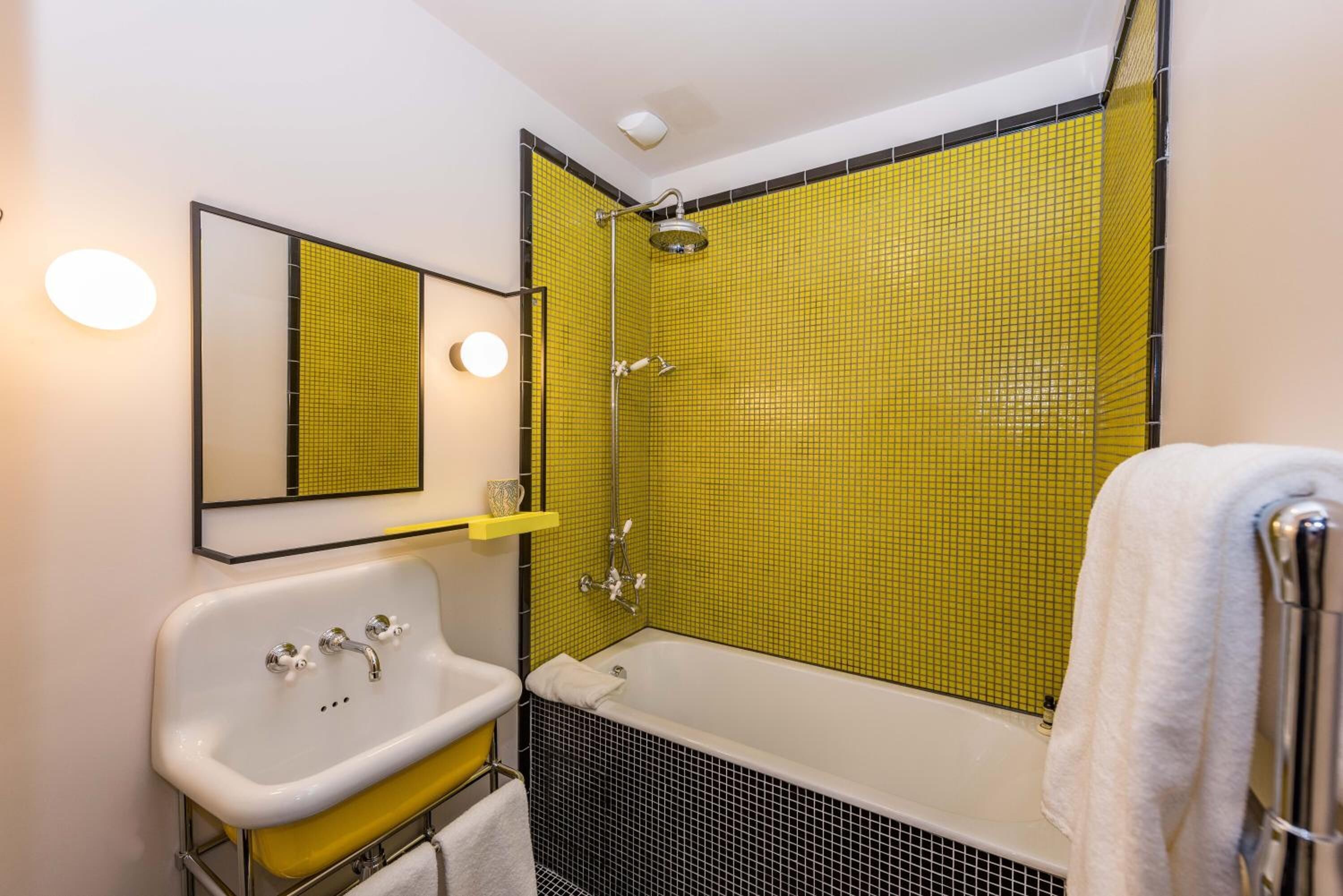 free toiletries, hair dryer, towels