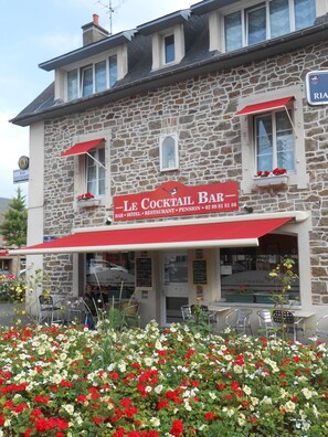 Façana frontal de l'allotjament