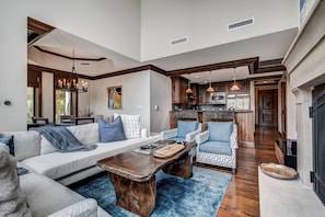 Condo, 3 Bedrooms | Living area | Flat-screen TV, fireplace - 3 BR Ritz-Carlton Residence with Valley Views by RedAwning - Save 20% on 7+ Nights! (Vail)