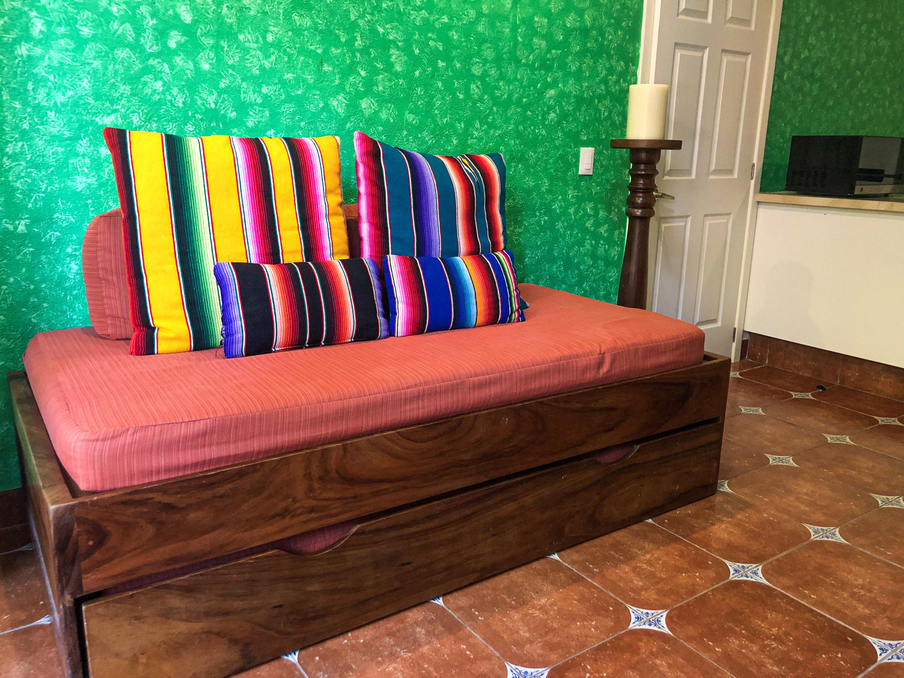 two bedroom master suite with balcony, kitchenette and pool view | living area | 55-inch smart tv with satellite channels, tv