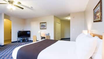 Suite Deluxe, 1 letto queen | Wi-Fi gratuito, lenzuola