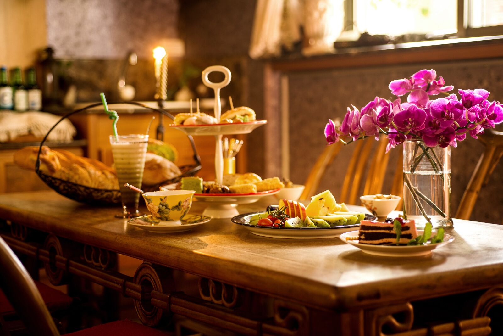Family Quadruple Room, Multiple Beds | In-room dining