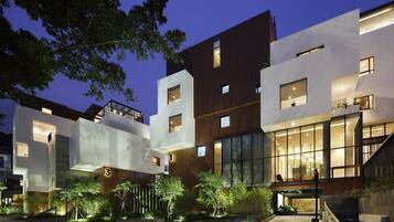 Front of property - evening/night