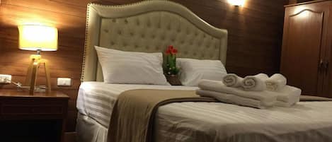 Deluxe Double Bed  | Blackout drapes, soundproofing, free WiFi, bed sheets