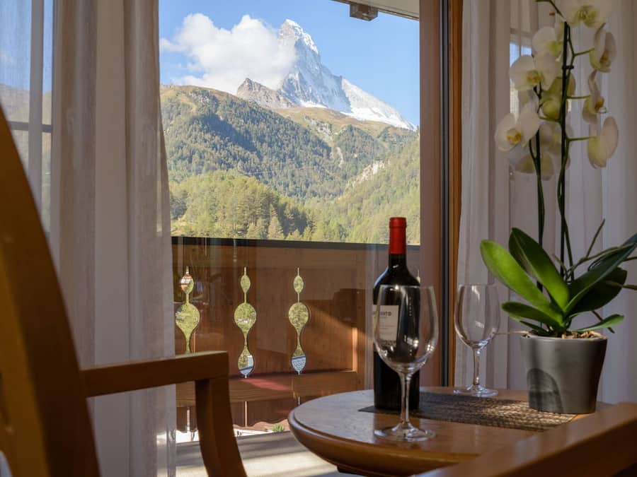 Dubbelrum (Süd Matterhorn Blick) | Utsikt mot bergen