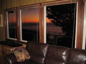 电视、壁炉、DVD 播放器、书