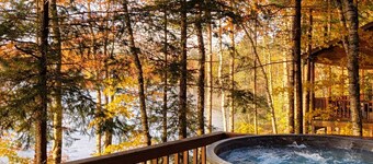 Sunset Beach Chalet with Hot Tub & Fire Pit Near Hiking, Skiing & Snowmobiling