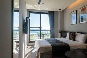 Habitación est�ándar doble, vistas al mar (A) | Cortinas opacas, wifi gratis, ropa de cama
