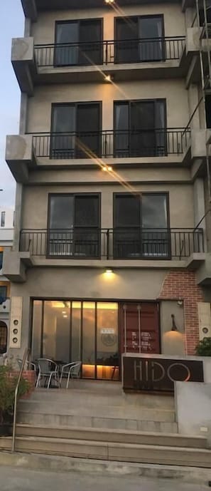 Fassade der Unterkunft