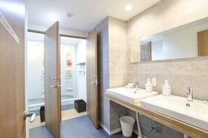 Free toiletries, hair dryer, slippers, towels