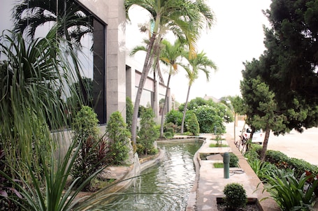 Property grounds. JP Emerald Hotel