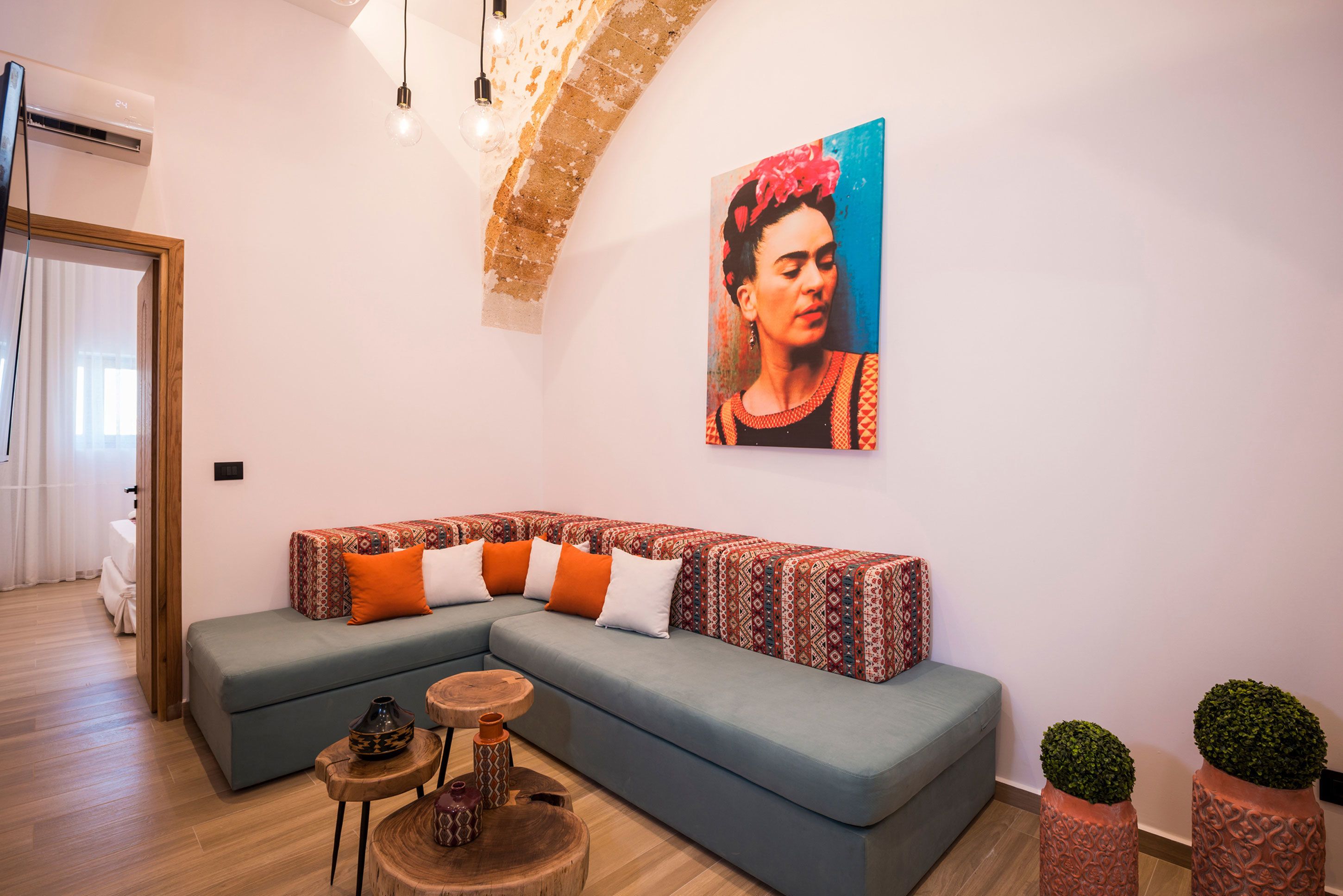 Suite, 1 Bedroom - No Balcony | Living area | 43-inch plasma TV with satellite channels, Smart TV, DVD player