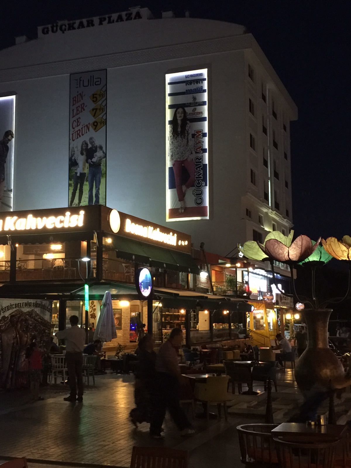 front of property – evening/night