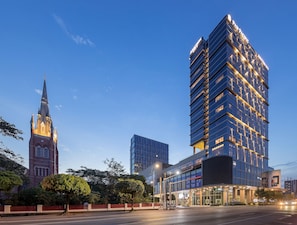 Front of property – evening/night