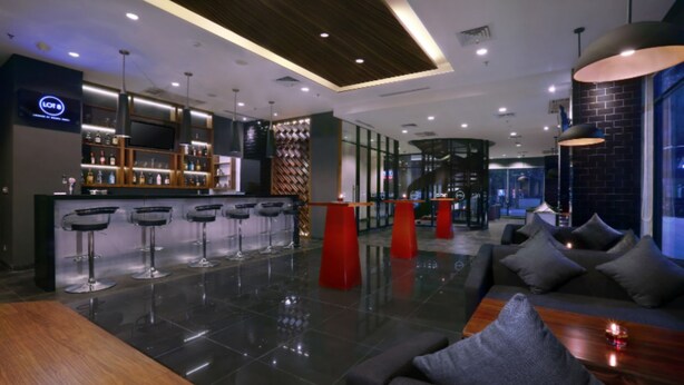 Ruang istirahat di lobi 