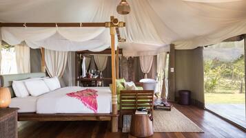 Tente Panoramique, 1 chambre, piscine privée, vue océan