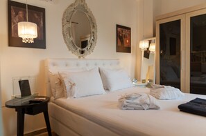 Suite Deluxe | 1 habitación, sábanas de algodón egipcio y ropa de cama de alta calidad 