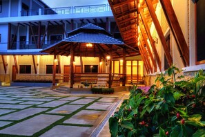 Front of property - evening/night