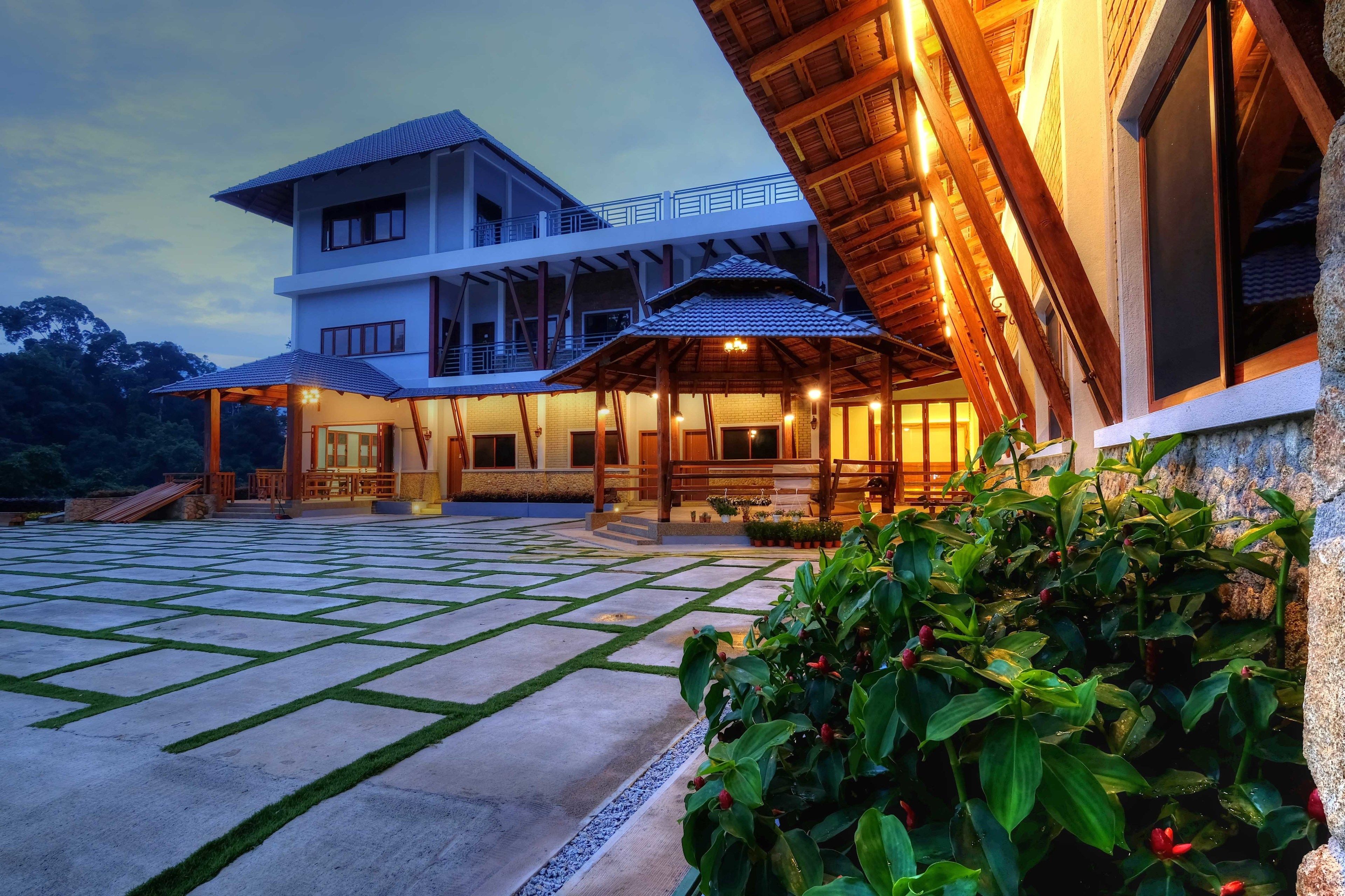 front of property – evening/night